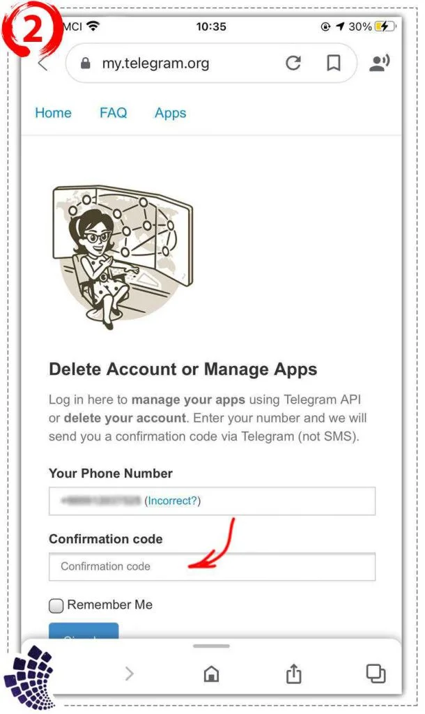 How to delete a Telegram account