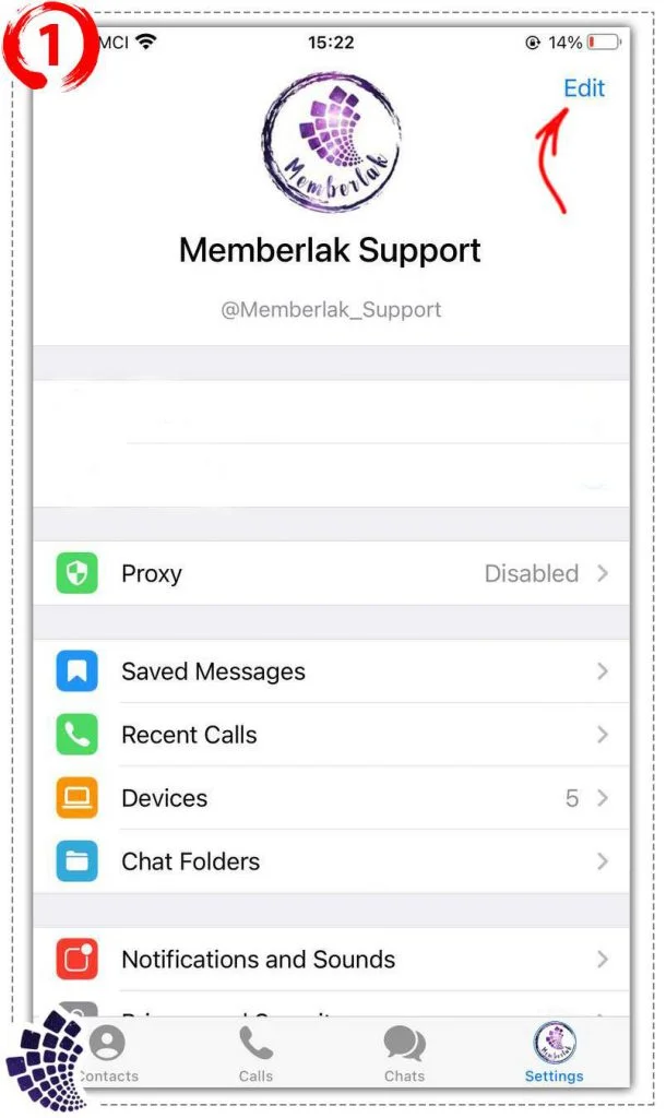 Set up a phone number in Telegram