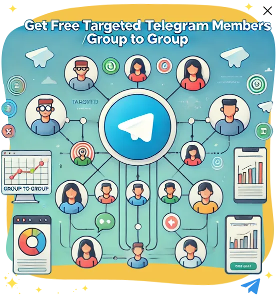 Get free group to group Telegram members with real and targeted transfers.