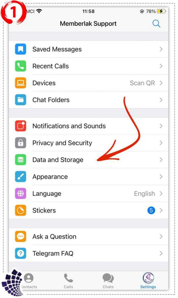 Disable automatic download in Telegram